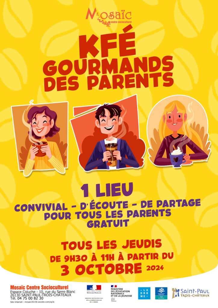 association années 2024 et 2025 Mosaïc Kfe des parents Solutions concrètes pour une parentalité positive. guidance parentale